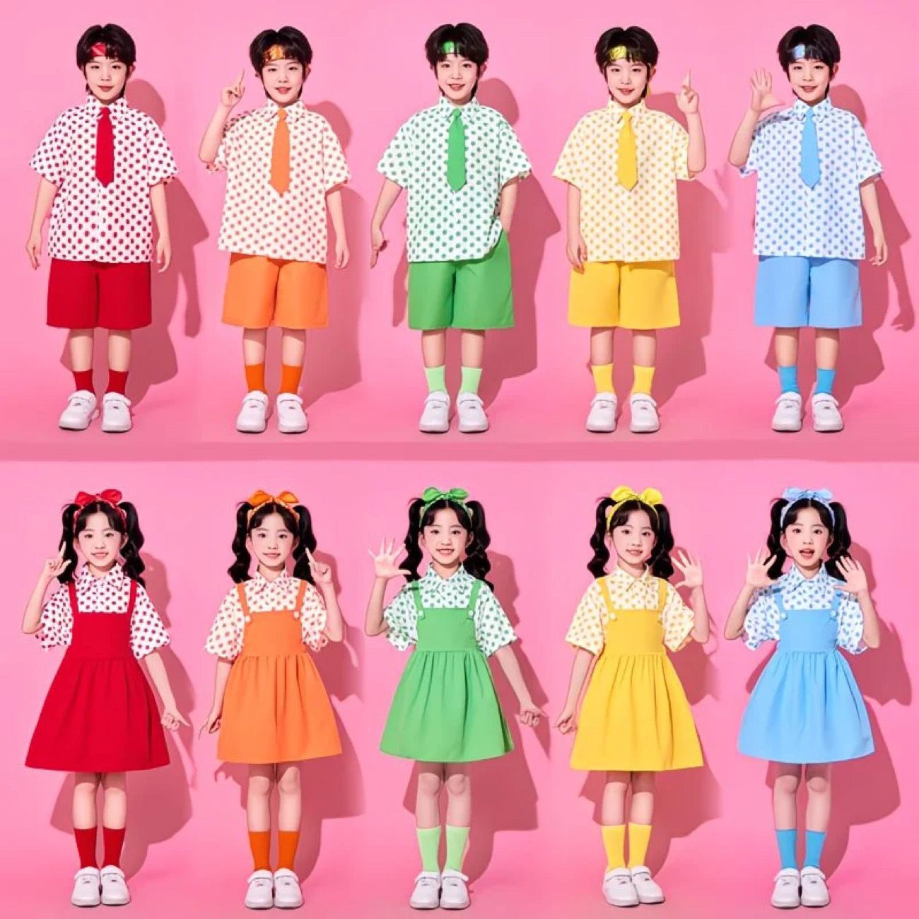 六一儿童演出服表装小学