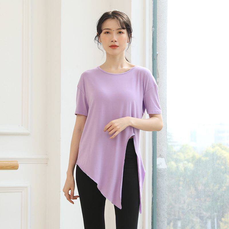 宽松打结舞蹈练功服女上