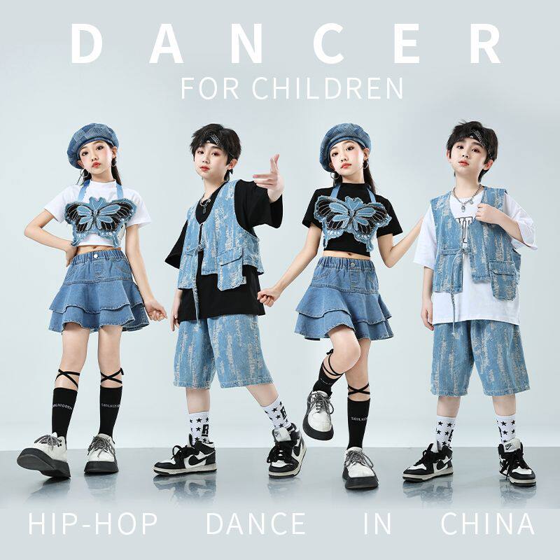 儿童街舞套装夏少儿hipho