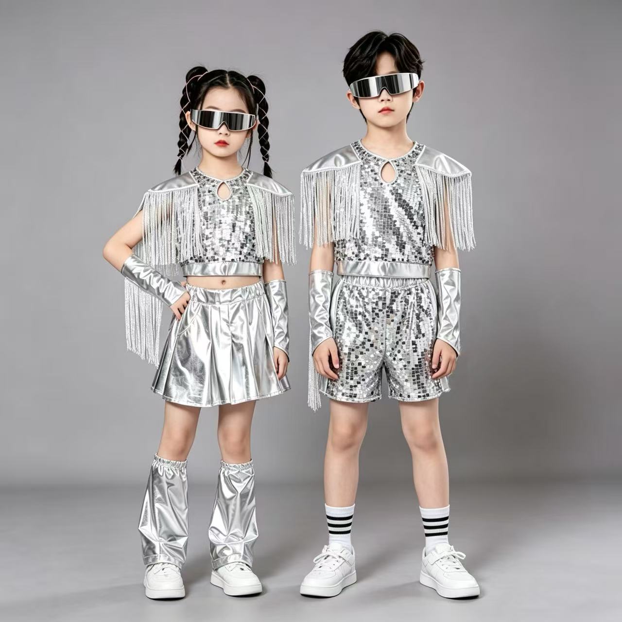 儿童爵士舞演出服六一男