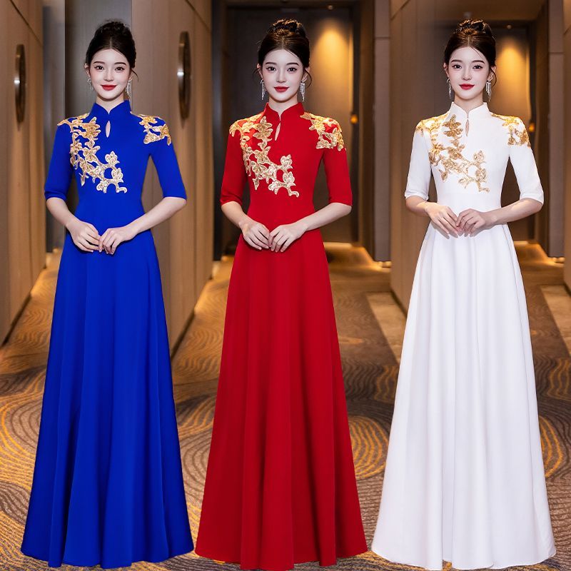 大合唱团演出服女成人长