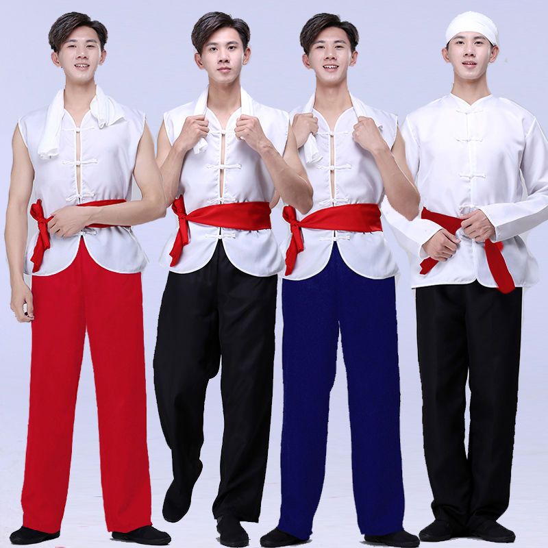 陕北男阿宝服民族舞台演