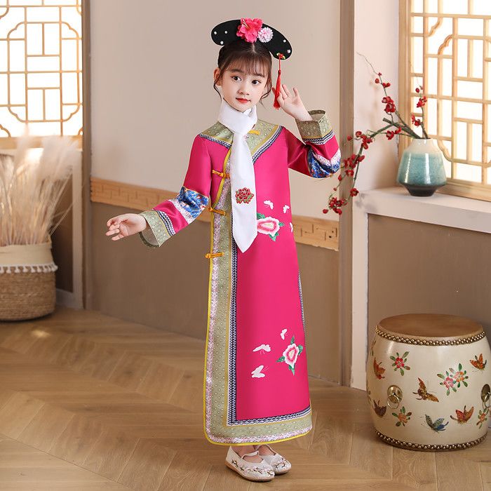 儿童还珠格格服满族服装