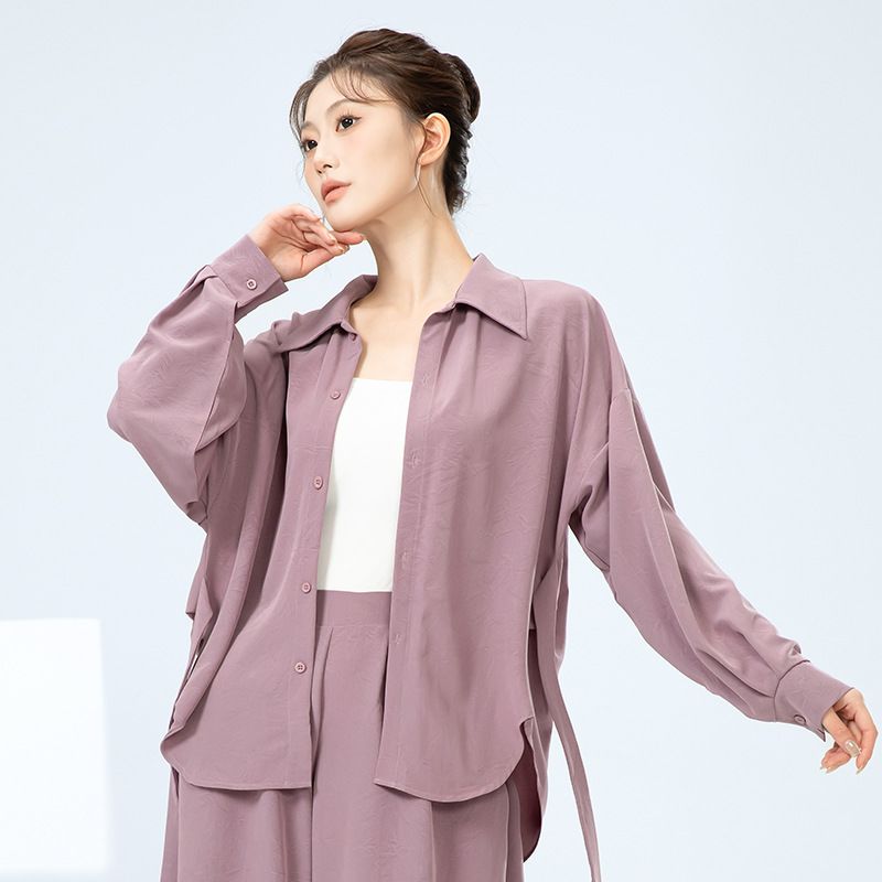 现代舞衬衣女舞蹈练功服