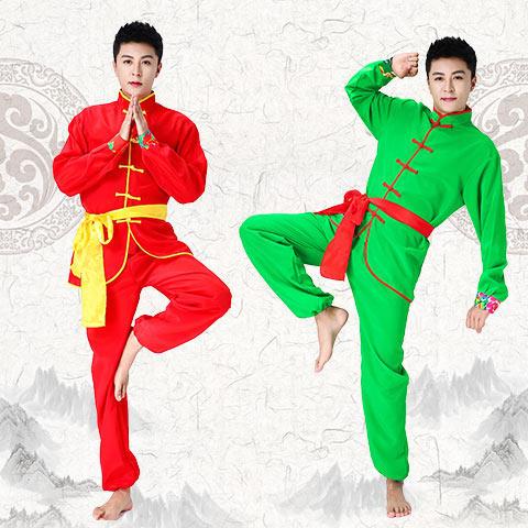 秧歌舞蹈服男新款中老年