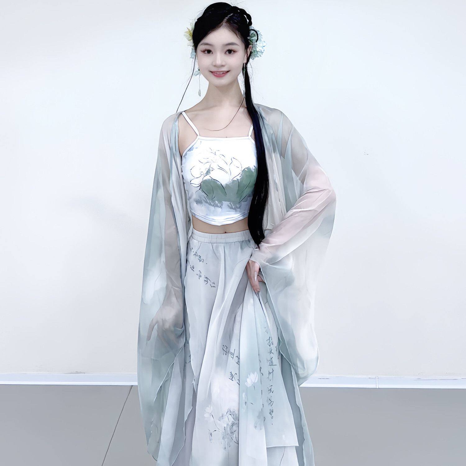 古典舞古风爵士舞蹈服水