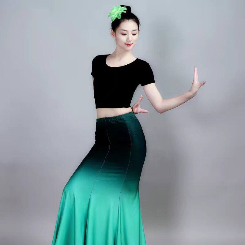 傣族舞蹈演出服练功服女