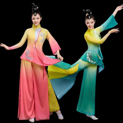胶州秧歌演出服女新款古