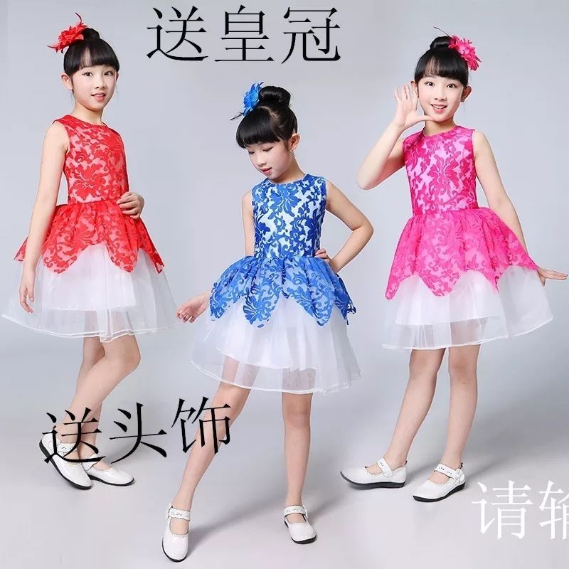 新款女童纱裙公主裙礼服