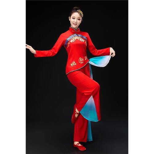 新款古典舞服装陕北秧歌