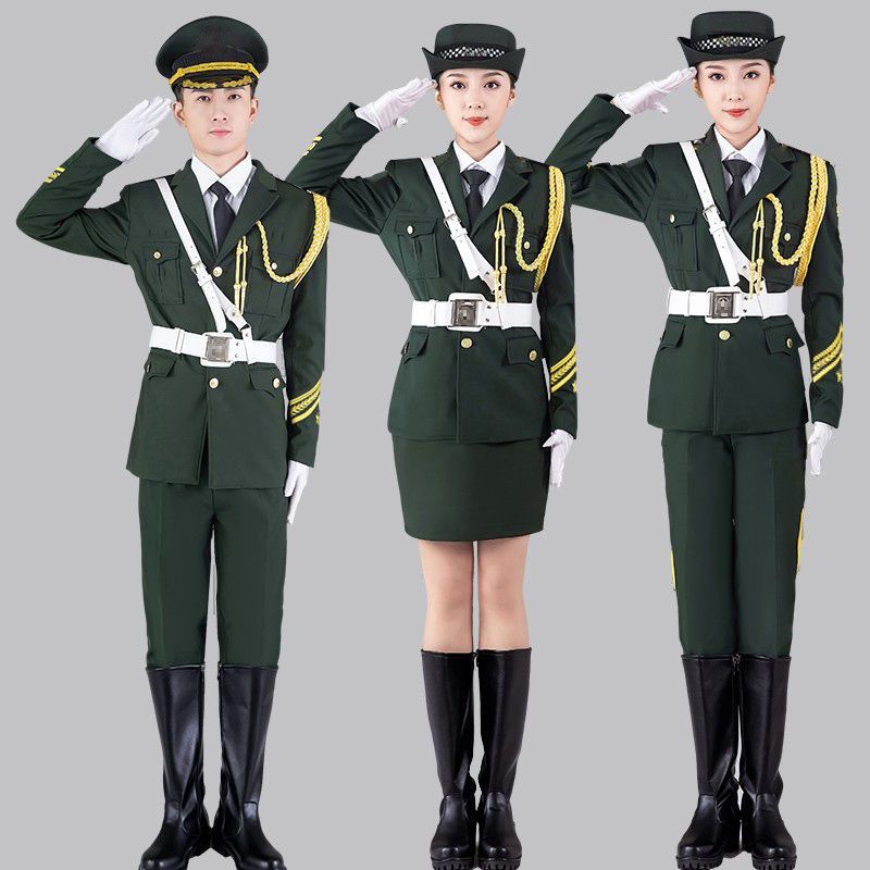 学生全套护旗升旗手仪式