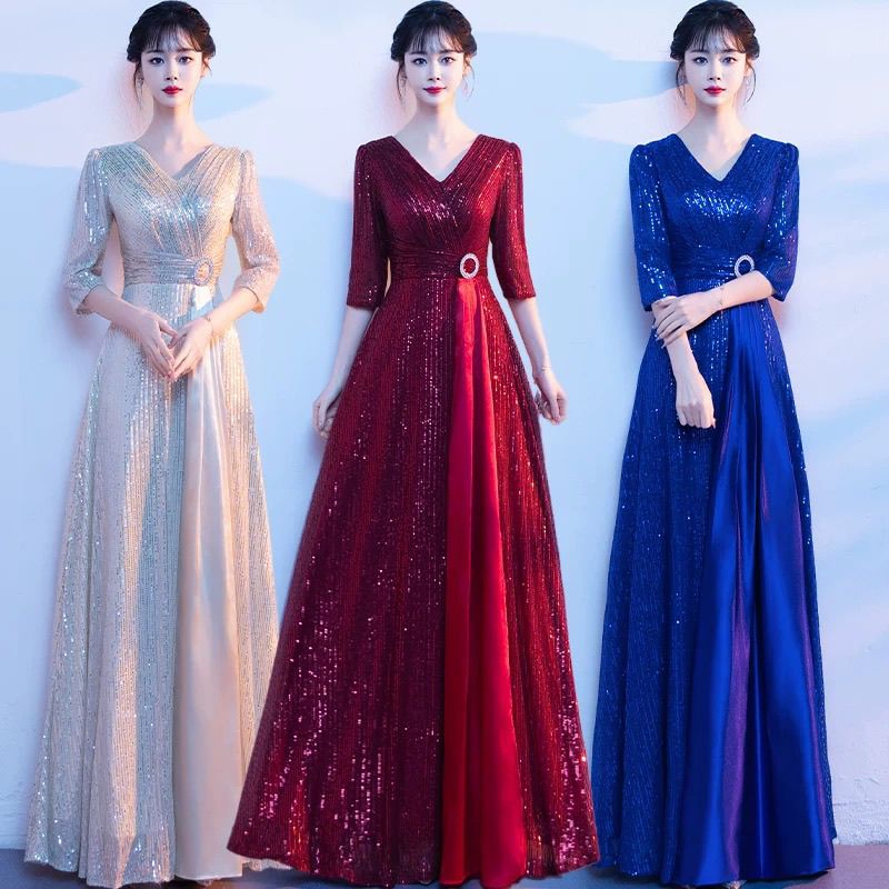 新款大合唱团演出服女长