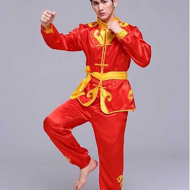 新款舞龙舞狮服装女打鼓