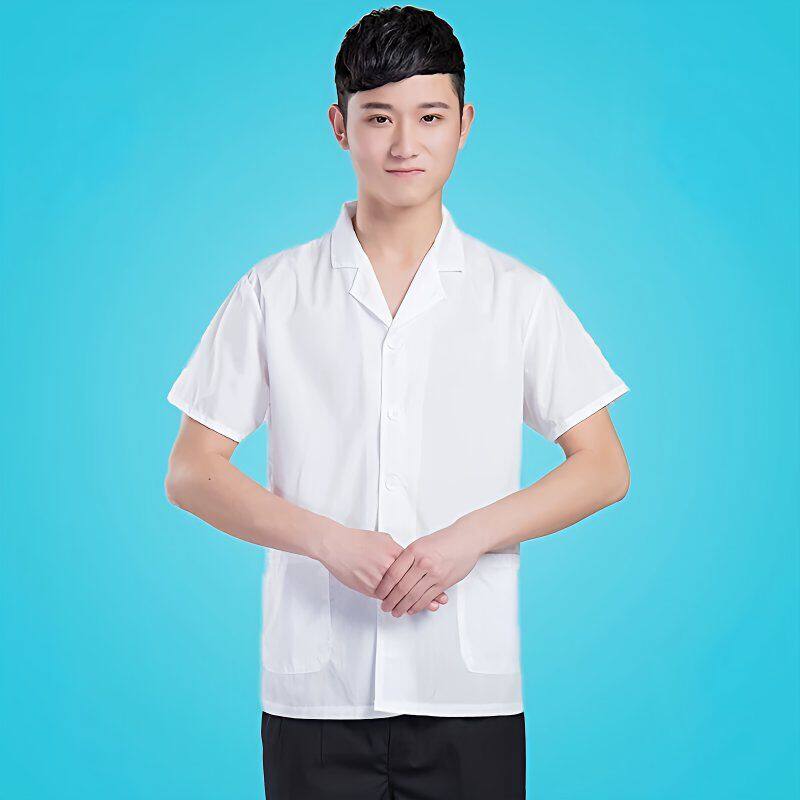 学校食堂工作服透气餐饮