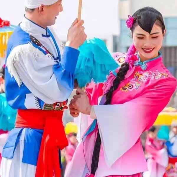 陕北大秧歌服演出服古典