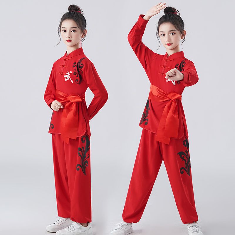 儿童武术练功服中小学生