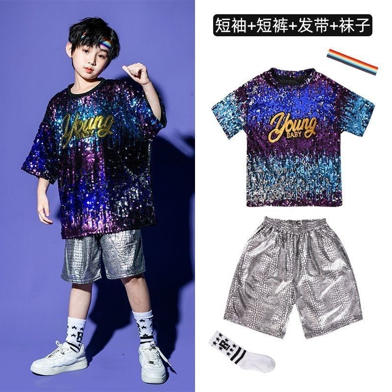 儿童街舞潮服男童架子鼓