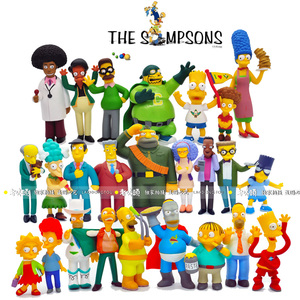 正版玩具The Simpsons辛普森一家公仔人偶摆件手办七夕圣诞节礼物