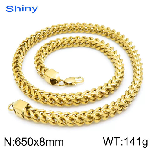 Chains for men fashion golden necklace hiphop punk rock2026