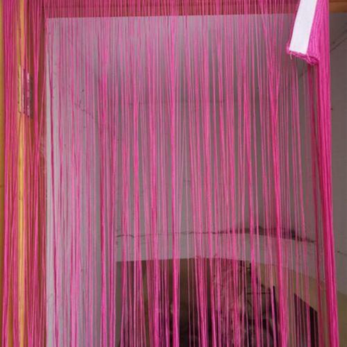 1米*2米魔术贴装饰流苏线帘门帘 自粘加密橱窗客厅卧室隔断帘窗帘