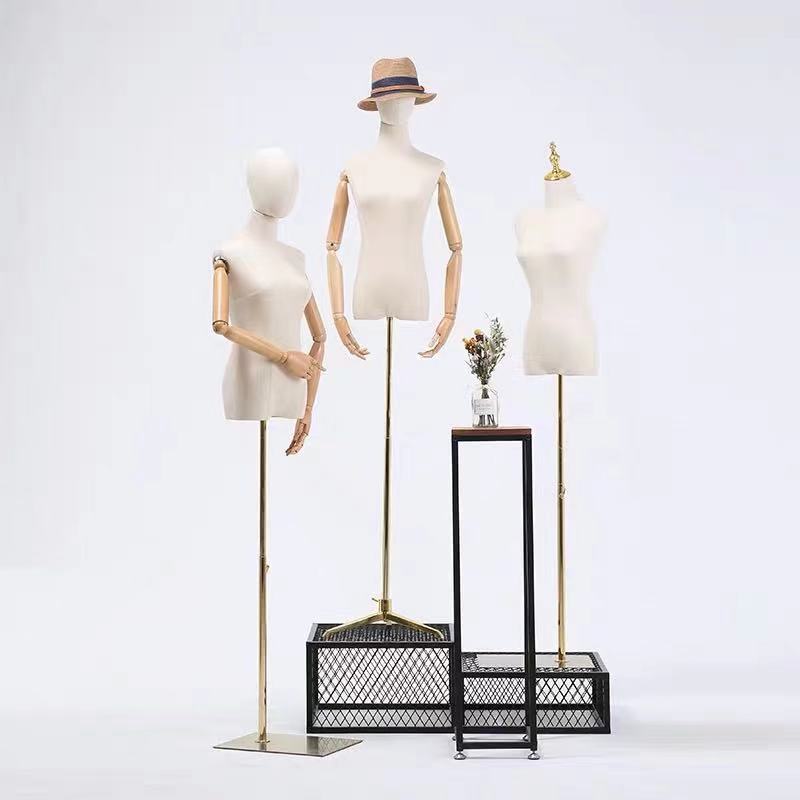 模特展示架女服装店展示模特道具女半身橱窗模婚纱拍照假模特人偶