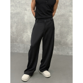 垂坠抗皱高级感百搭通勤男直筒长裤 SONGCRAFT 醋酸阔腿休闲西裤