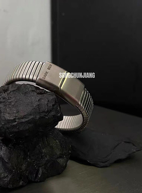 情侣钛钢韩版简约表带设计手镯