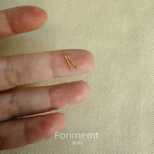 S999足银mimi小圆球养耳棒耳骨钉不用耳堵韩版 简约睡觉不用摘耳钉