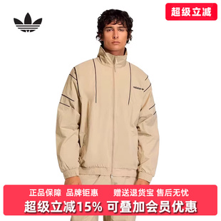 新款 运动休闲梭织外套KE0095 2026春季 Adidas阿迪达斯三叶草男装