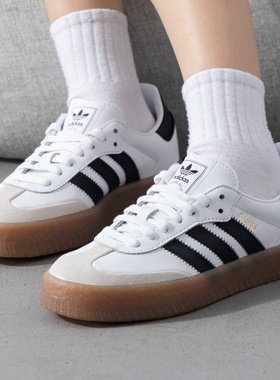 Adidas阿迪达斯三叶草女鞋2025秋季新款复古运动休闲板鞋JI1349