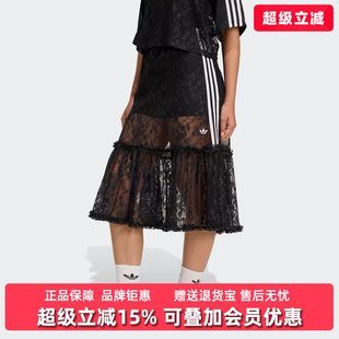 新款 SKIRT休闲半身裙KD2289 2025夏季 Adidas阿迪达斯三叶草女装