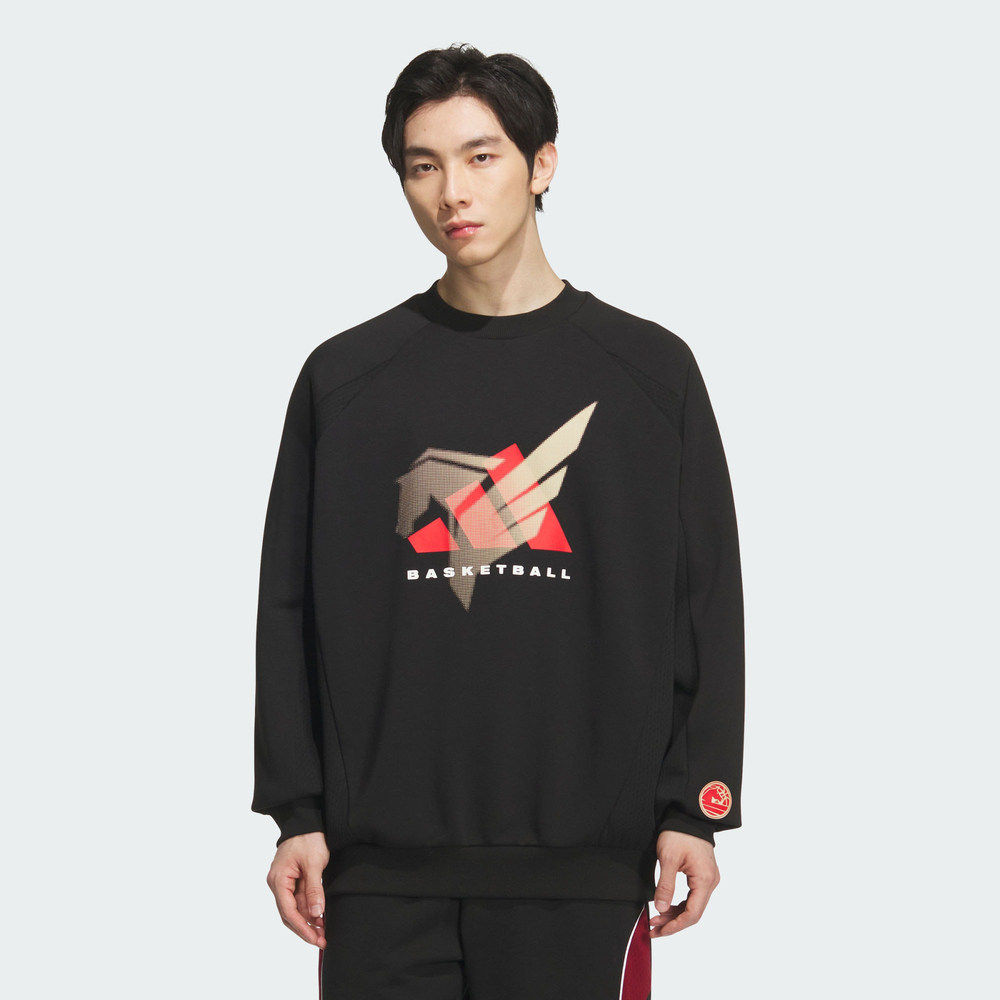 Adidas阿迪达斯男装2025冬季新款BB LNY CREW运动休闲卫衣KT0626