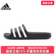 运动休闲透气一字拖鞋 Adidas阿迪达斯男鞋 新款 2025夏季 F35543 女鞋