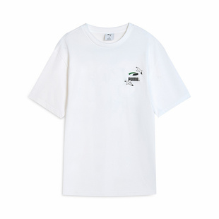 PUMA彪马男装女装2025夏季新款PUMAS SS GF 圆领短袖T恤631253