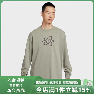 TEE T恤HV0149 Nike耐克男装 新款 SWOOSH TRIM长袖 2025冬季