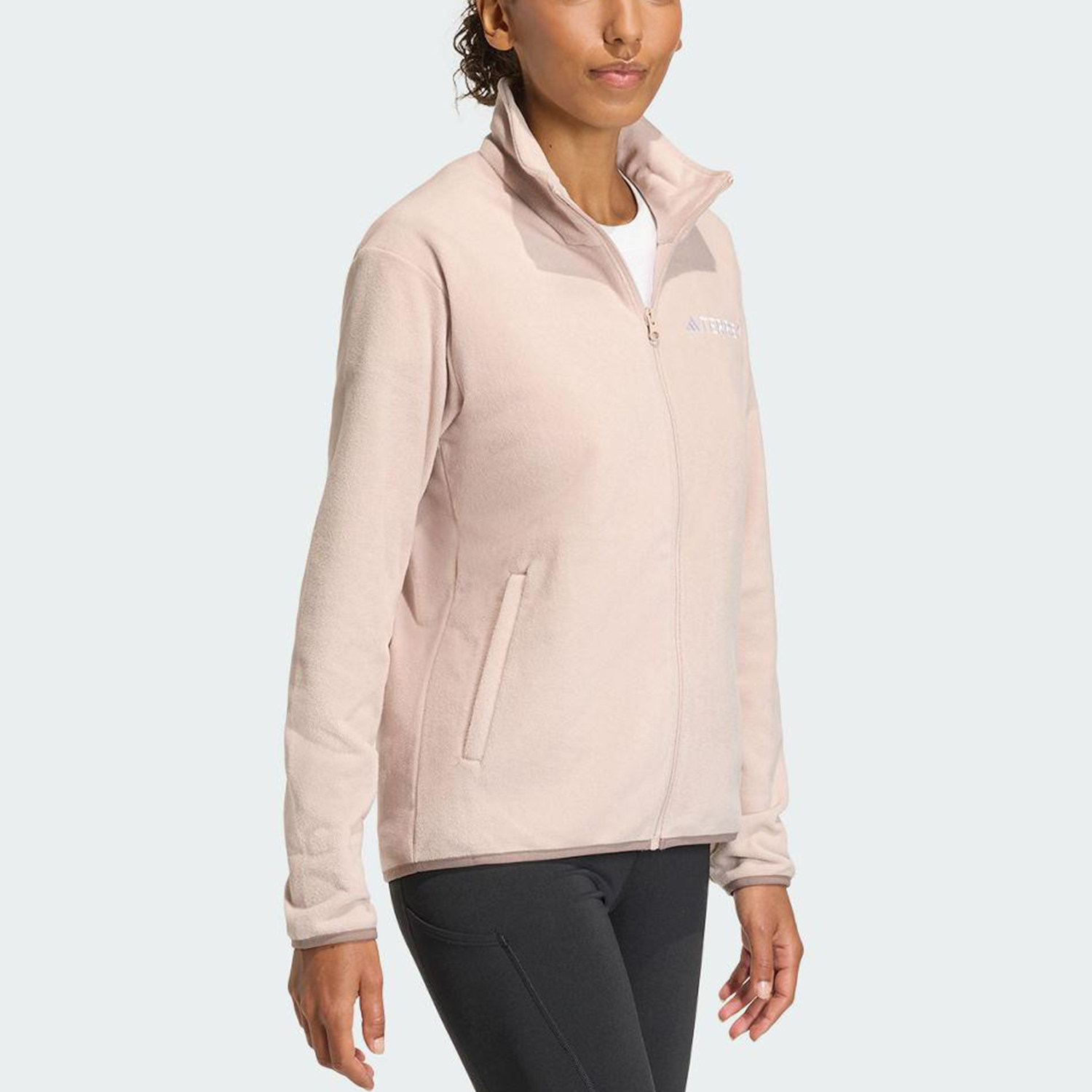 Adidas阿迪达斯女装2026春季新款W MT ESS FZ FL针织夹克KB2195