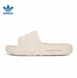 GX6950 厚底沙滩运动拖鞋 2024新款 Adidas阿迪达斯三叶草男女拖鞋