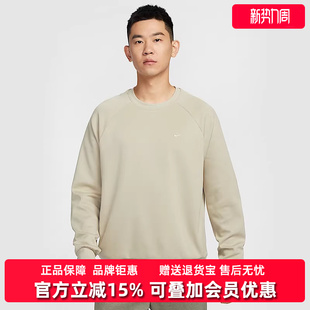 Nike耐克男装 PRIMARY 新款 CREW运动宽松卫衣FZ0972 冬季