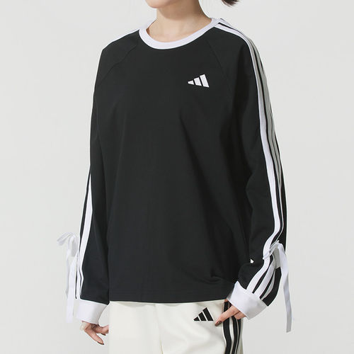 Adidas阿迪达斯女装2026春季新款DANCE LS TEE2圆领长袖T恤KG3858