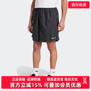 SHT休闲宽松短裤 WOVEN JX3081 新款 Adidas阿迪达斯三叶草2025秋季