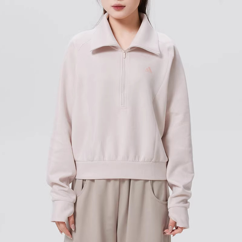 Adidas阿迪达斯女装2026春季新款SFL HZ SWT时尚套头卫衣KH0206