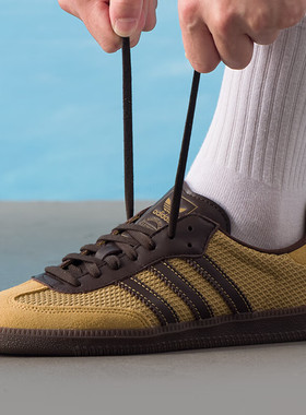 Adidas阿迪达斯三叶草男鞋女鞋2025秋季新款SAMBA OG休闲鞋JR0884