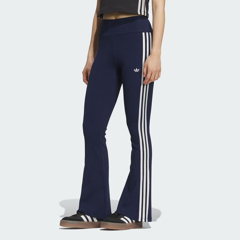 Adidas阿迪达斯三叶草女裤2025秋季新款W KNIT PANT运动裤KC3130