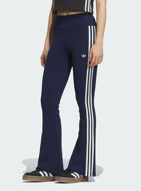 Adidas阿迪达斯三叶草女裤2025秋季新款W KNIT PANT运动裤KC3130