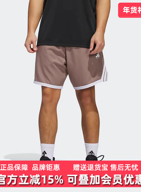 Adidas阿迪达斯男裤2025夏季新款SHORT运动透气短裤JZ5437