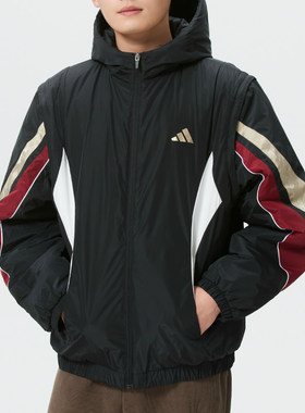 Adidas阿迪达斯男装2025冬季新款BB LNY JKT运动休闲棉服KS3171