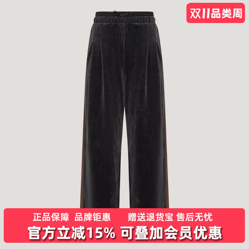 Adidas阿迪达斯三叶草女裤2026冬新款KNIT PANTS运动休闲裤KW8121