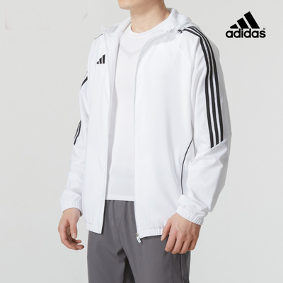 阿迪达斯男装连帽外套