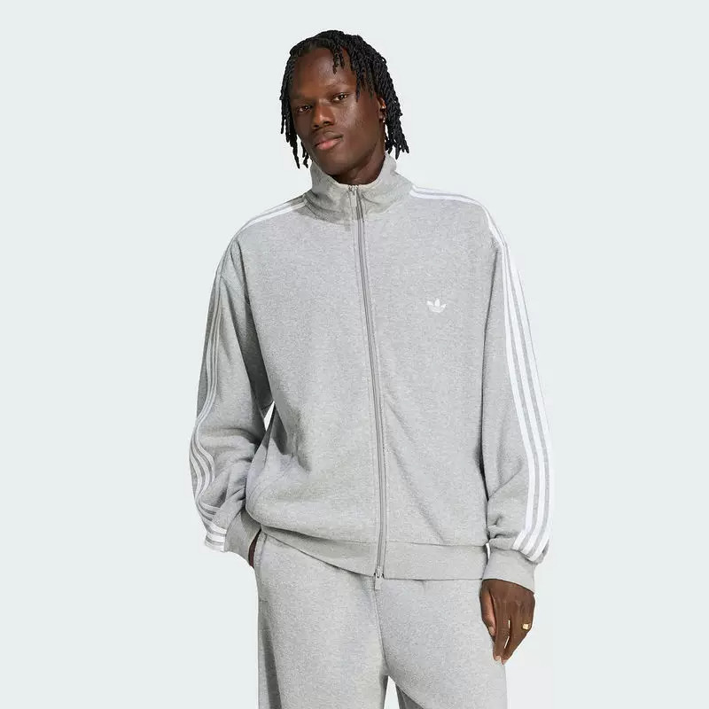 Adidas阿迪达斯三叶草男女装2026冬新款BOUCLE运动休闲外套LC8149