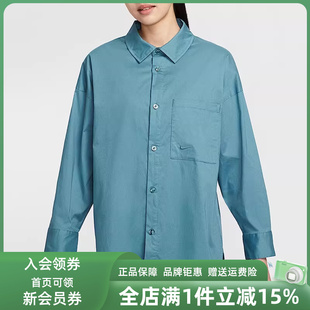 CHLL Nike耐克女装 2025夏季 新款 HJ0716 PPLN宽松简约衬衫